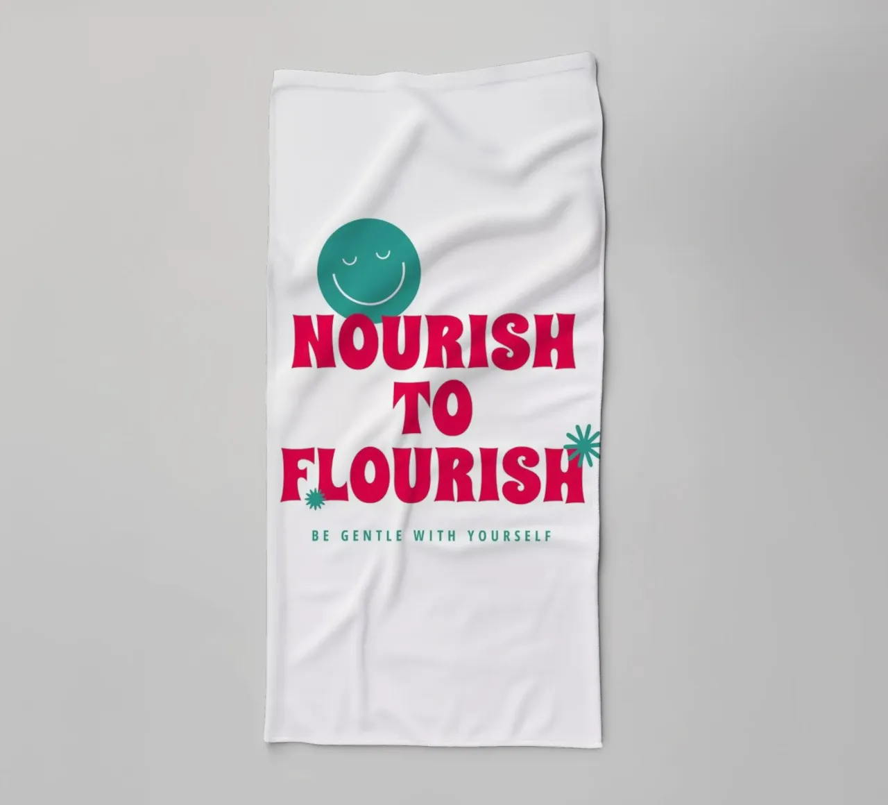 Nourish to Flourish asciugamano da bagno da Studio One