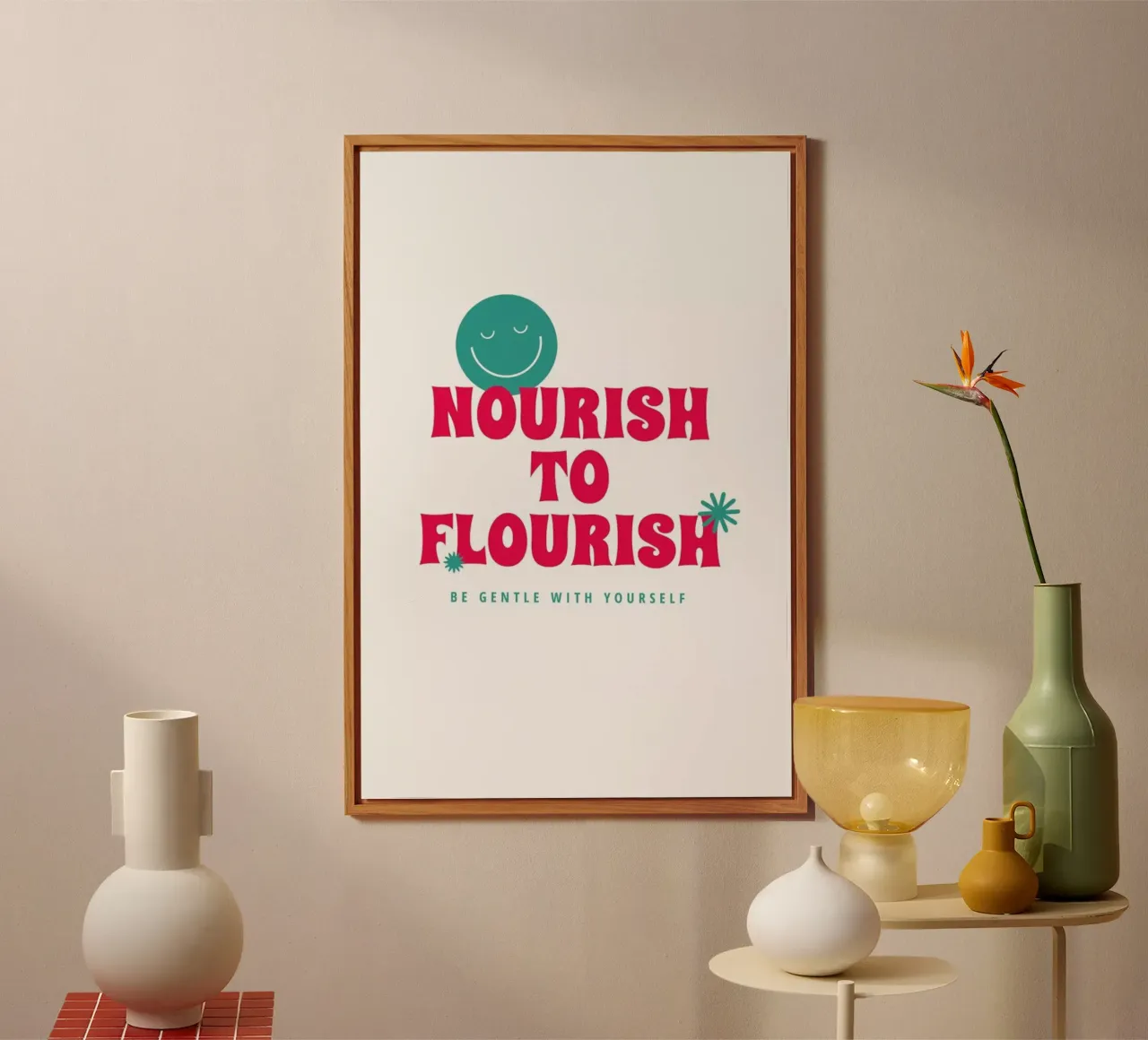Nourish to Flourish alluminio dibond da Studio One