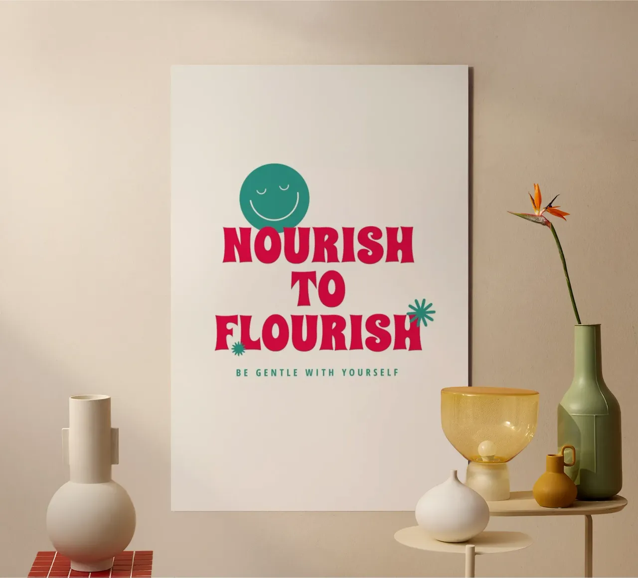 Nourish to Flourish alluminio dibond da Studio One