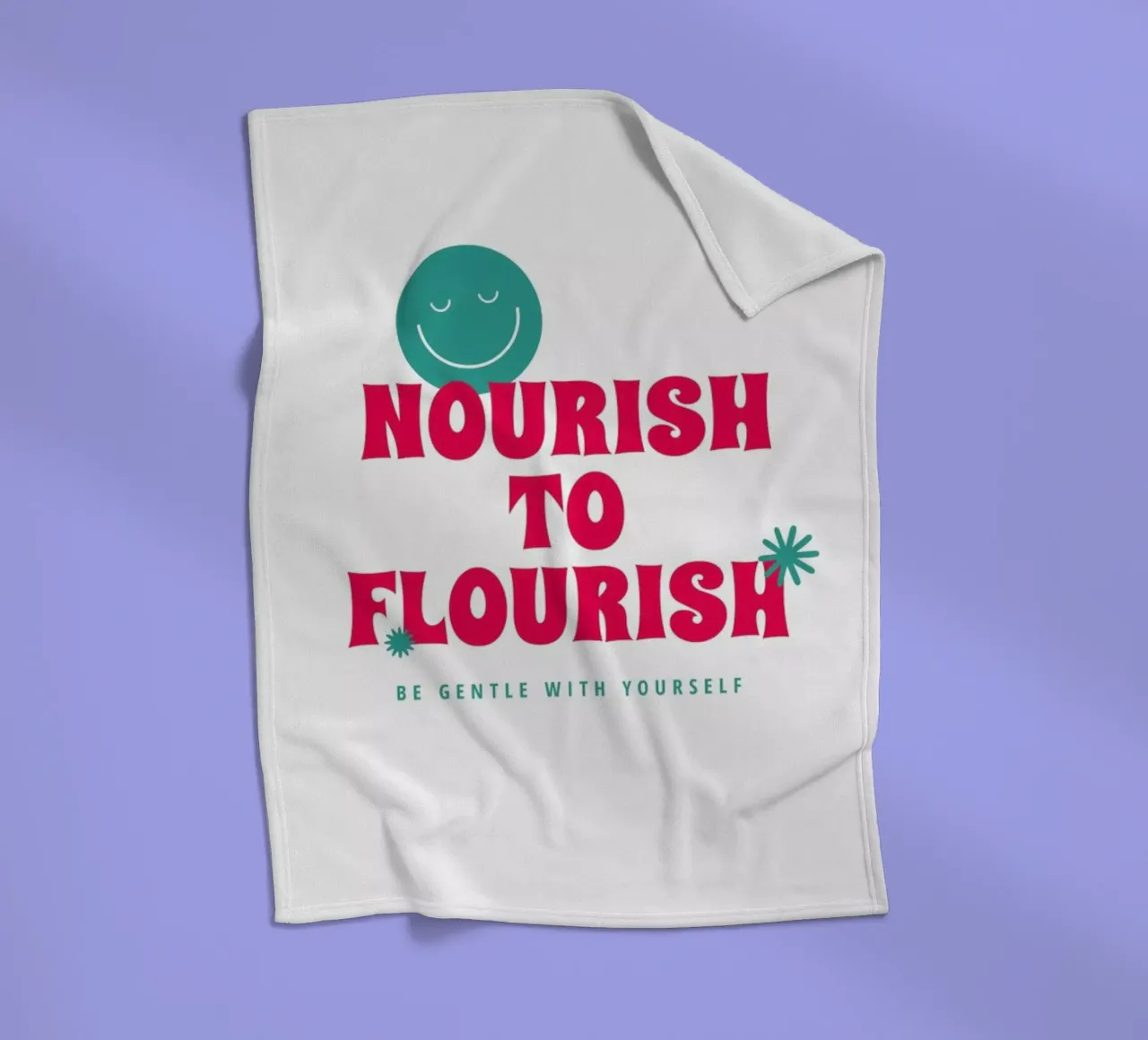 Nourish to Flourish coperta in pile da Studio One