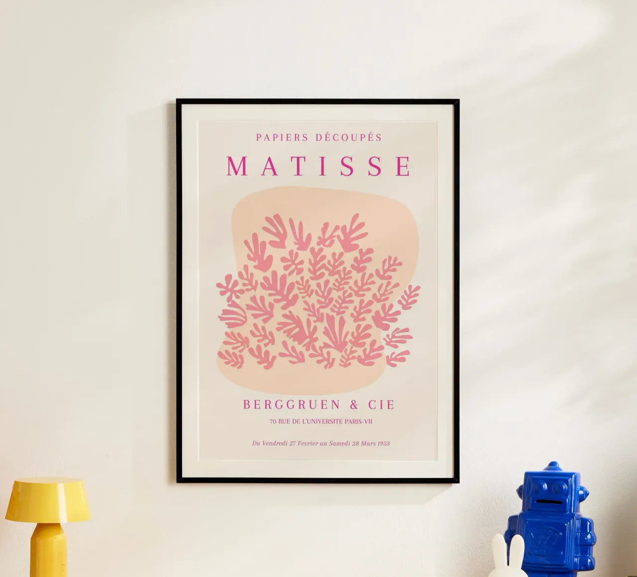 Matisse 1953 Recorte Formas Abstractas Póster París poster de NorwesClub