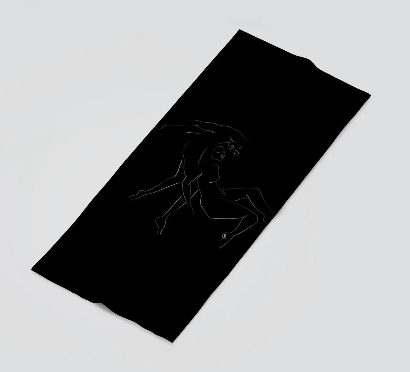 Couple beach towel by Ninhol