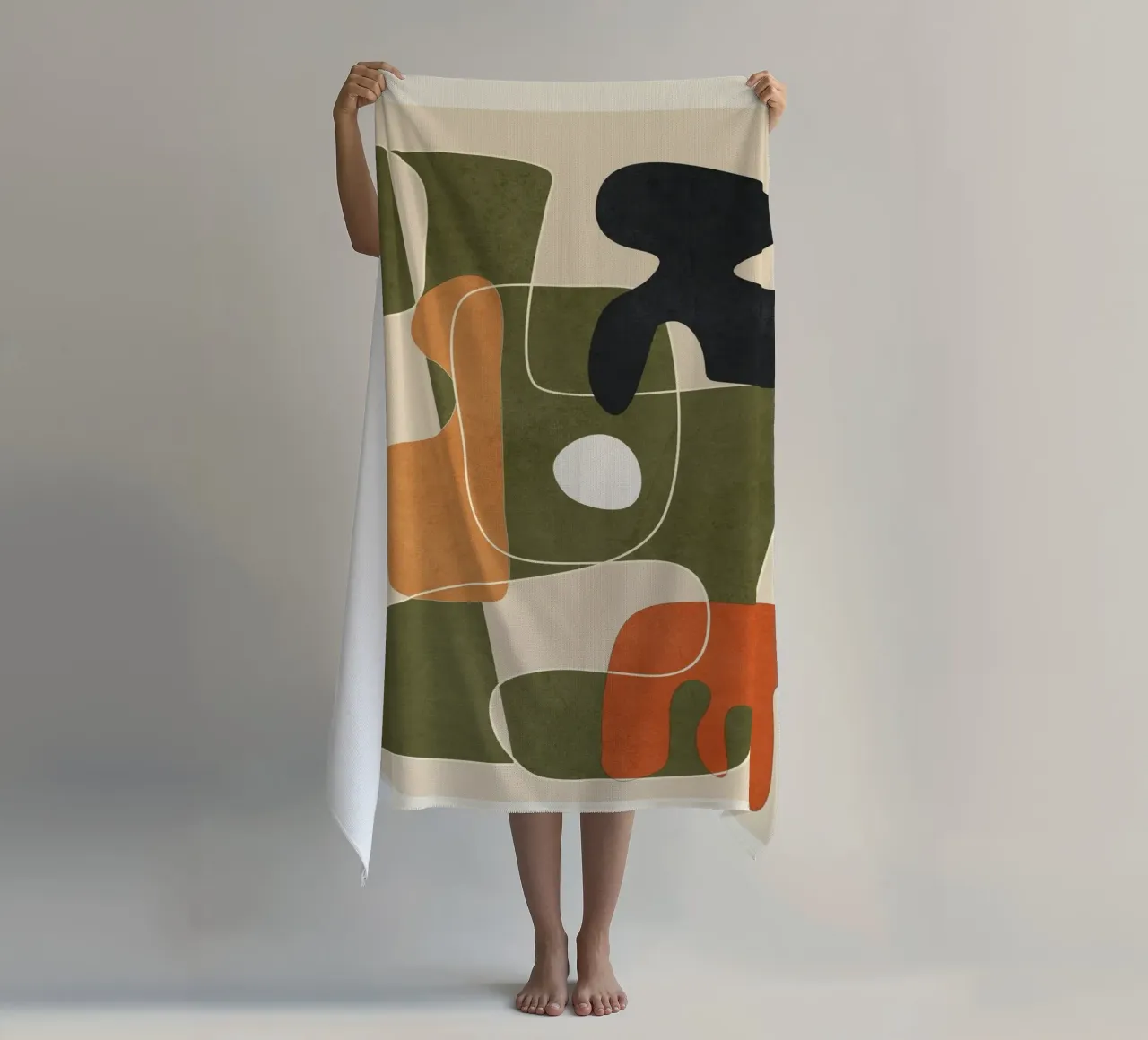 Organic Rhythms 1 serviette de plage de Nadjaa