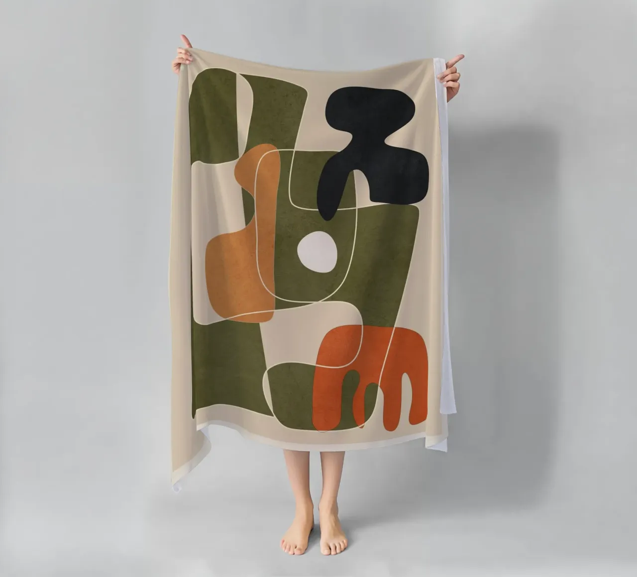 Organic Rhythms 1 serviette de plage de Nadjaa