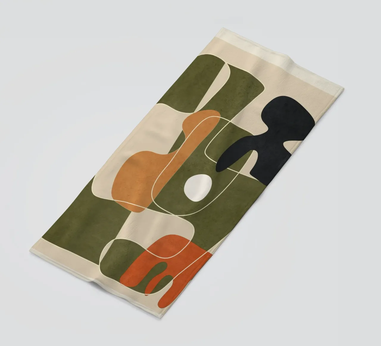 Organic Rhythms 1 serviette de plage de Nadjaa