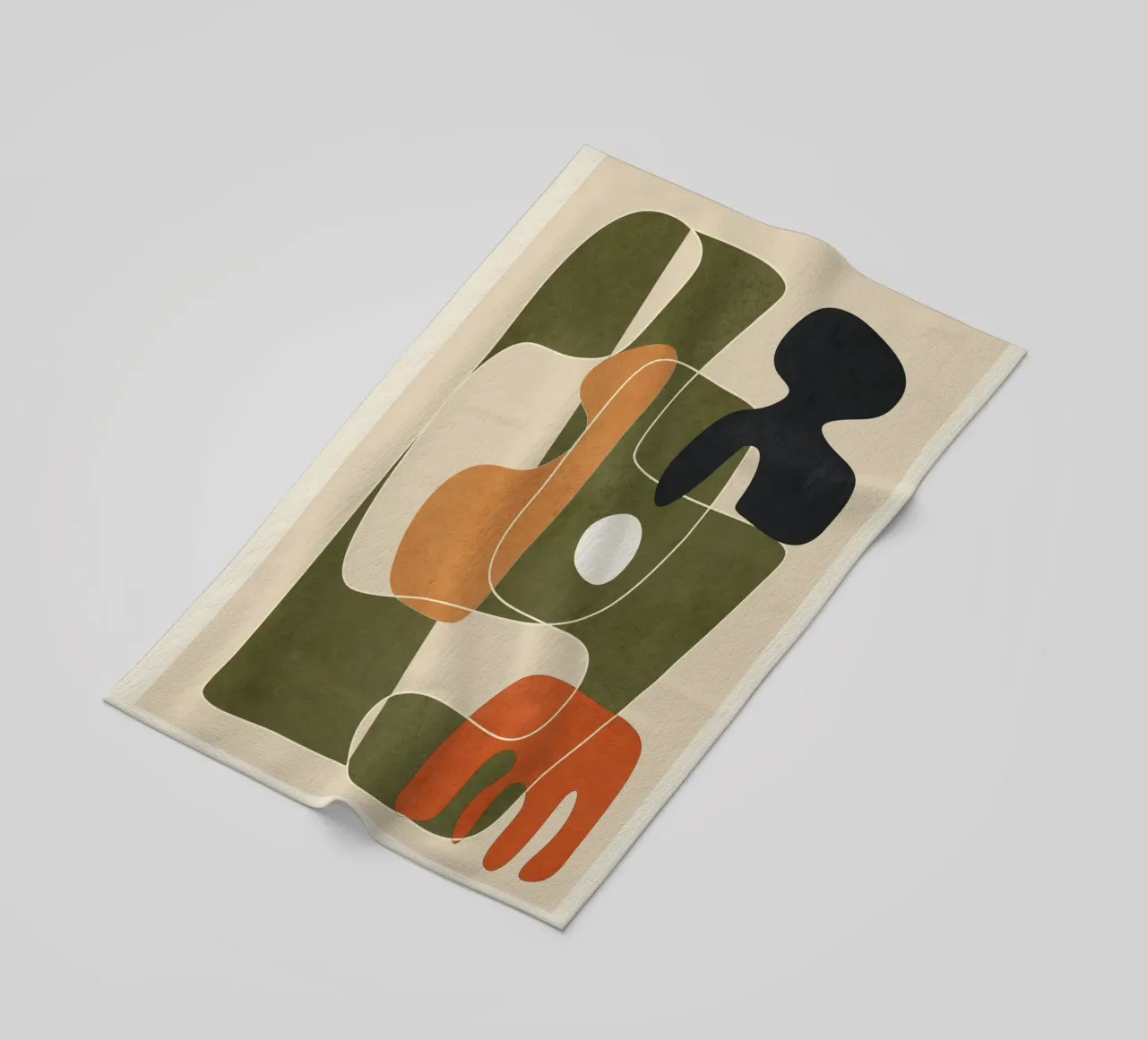 Organic Rhythms 1 serviette de plage de Nadjaa