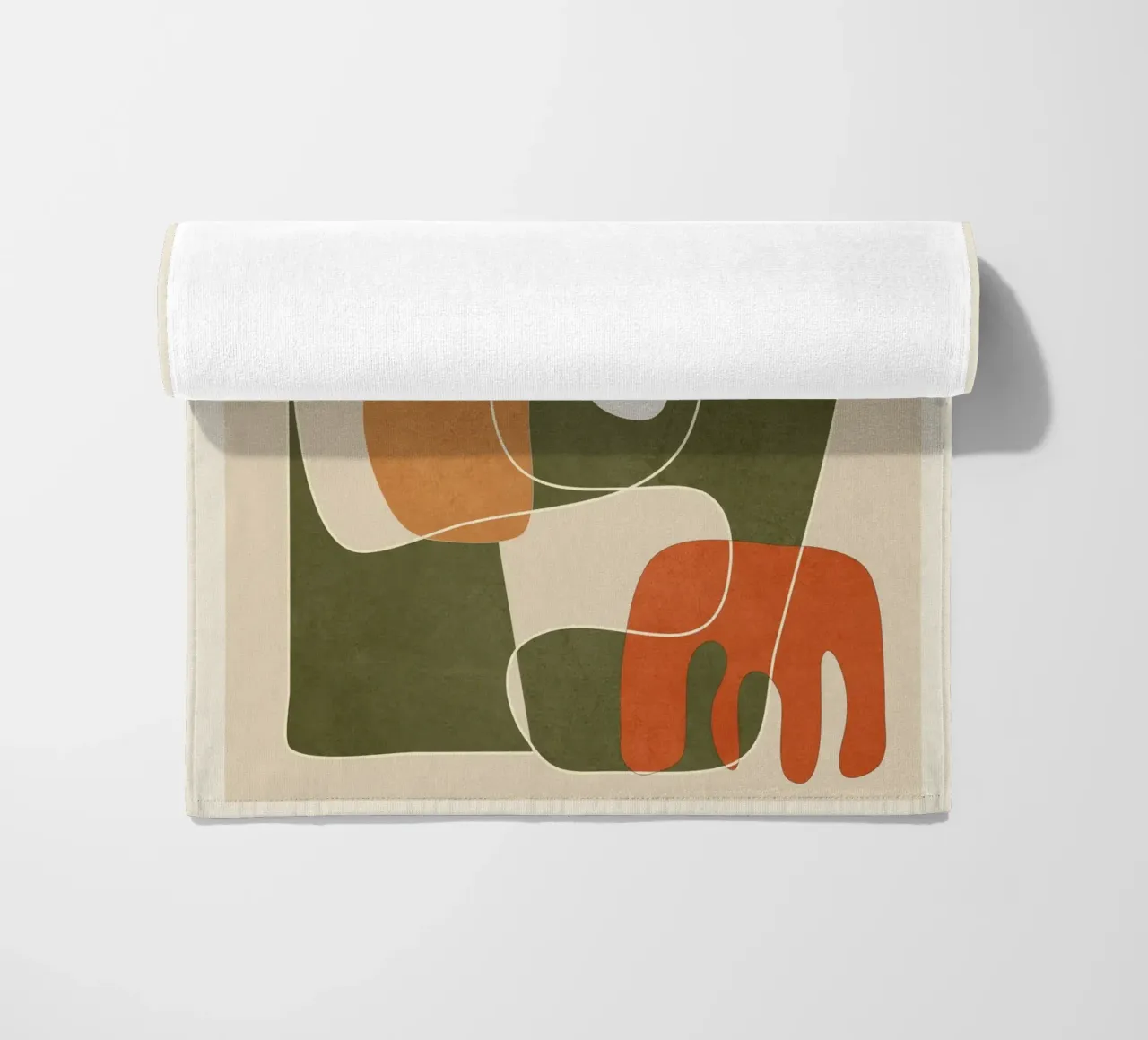 Organic Rhythms 1 serviette de plage de Nadjaa