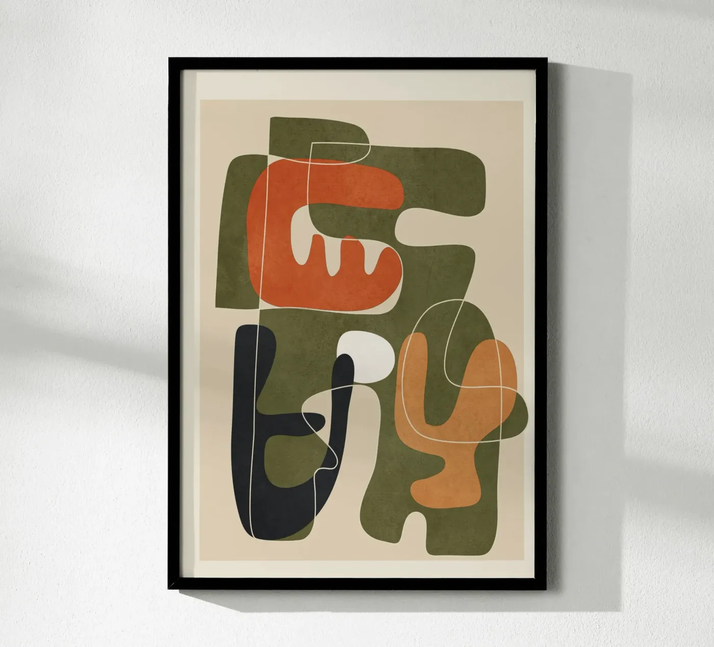 Organic Rhythms 2 poster van Nadjaa