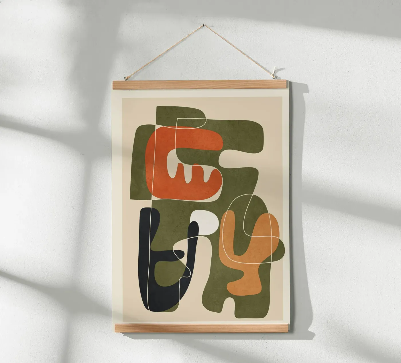 Organic Rhythms 2 poster van Nadjaa