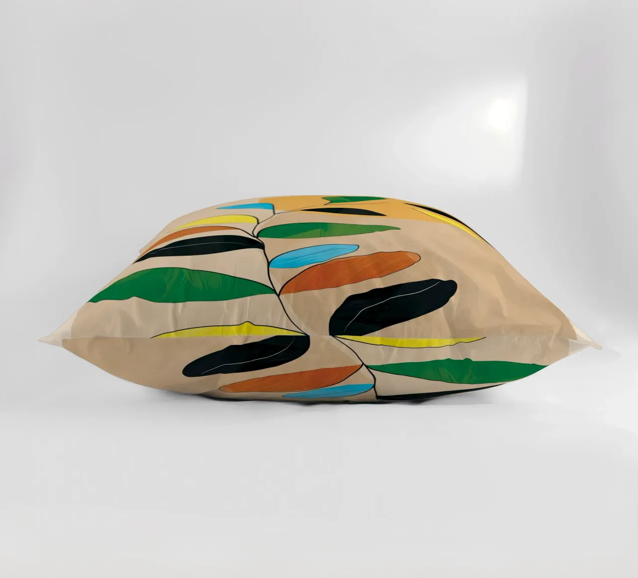 Minimal Abstract Art Plant cuscino da Nadjaa