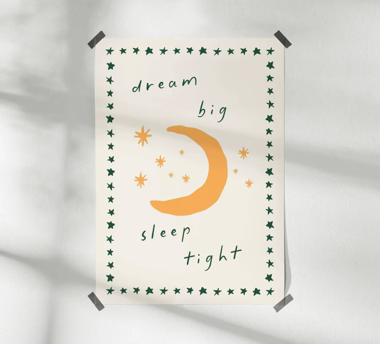 Poster bohémien, stampa celeste per cameretta, arte murale per bambini poster da SunshinePrints