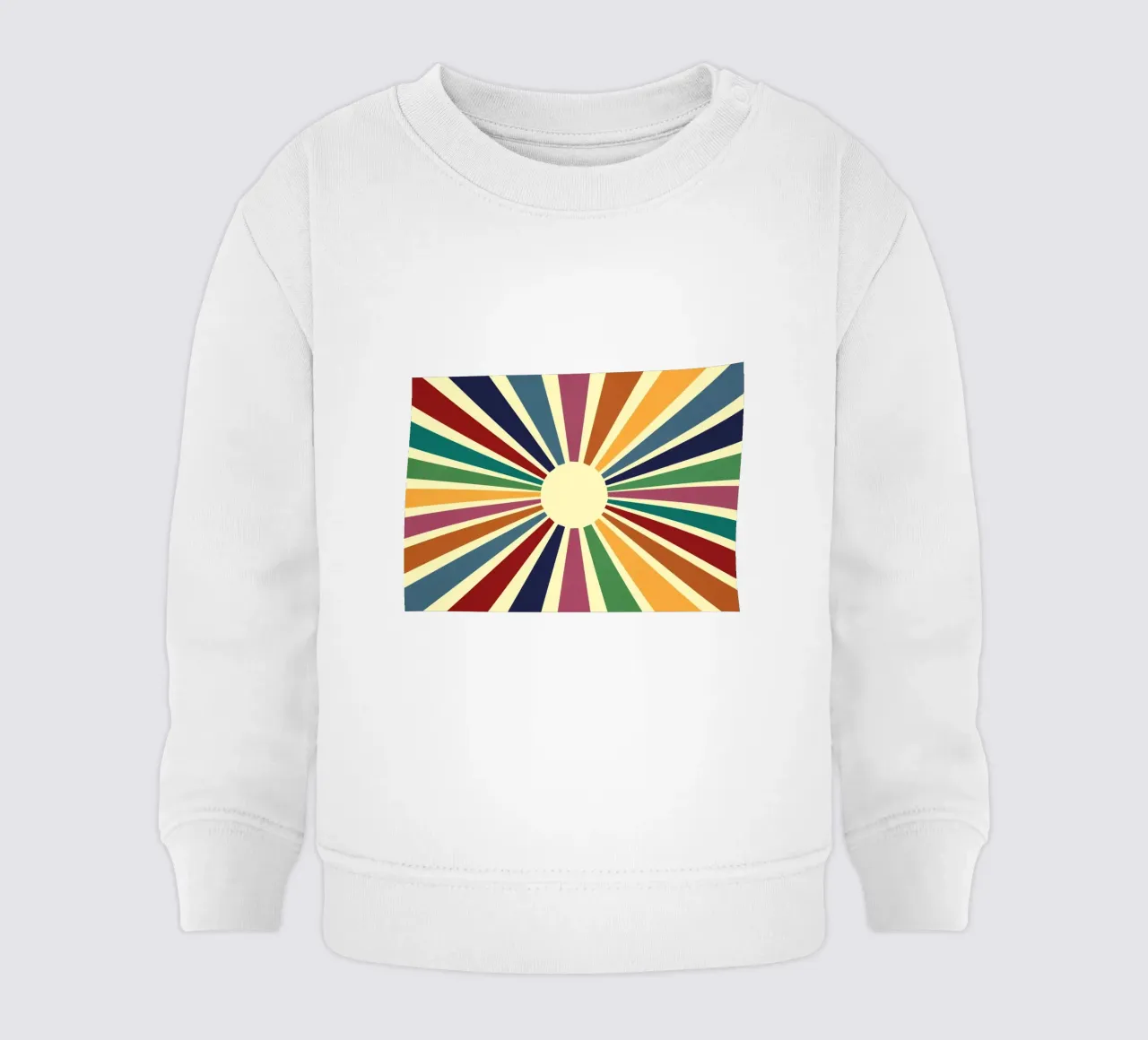 Sun Retro Art II felpa neonato da Nadjaa