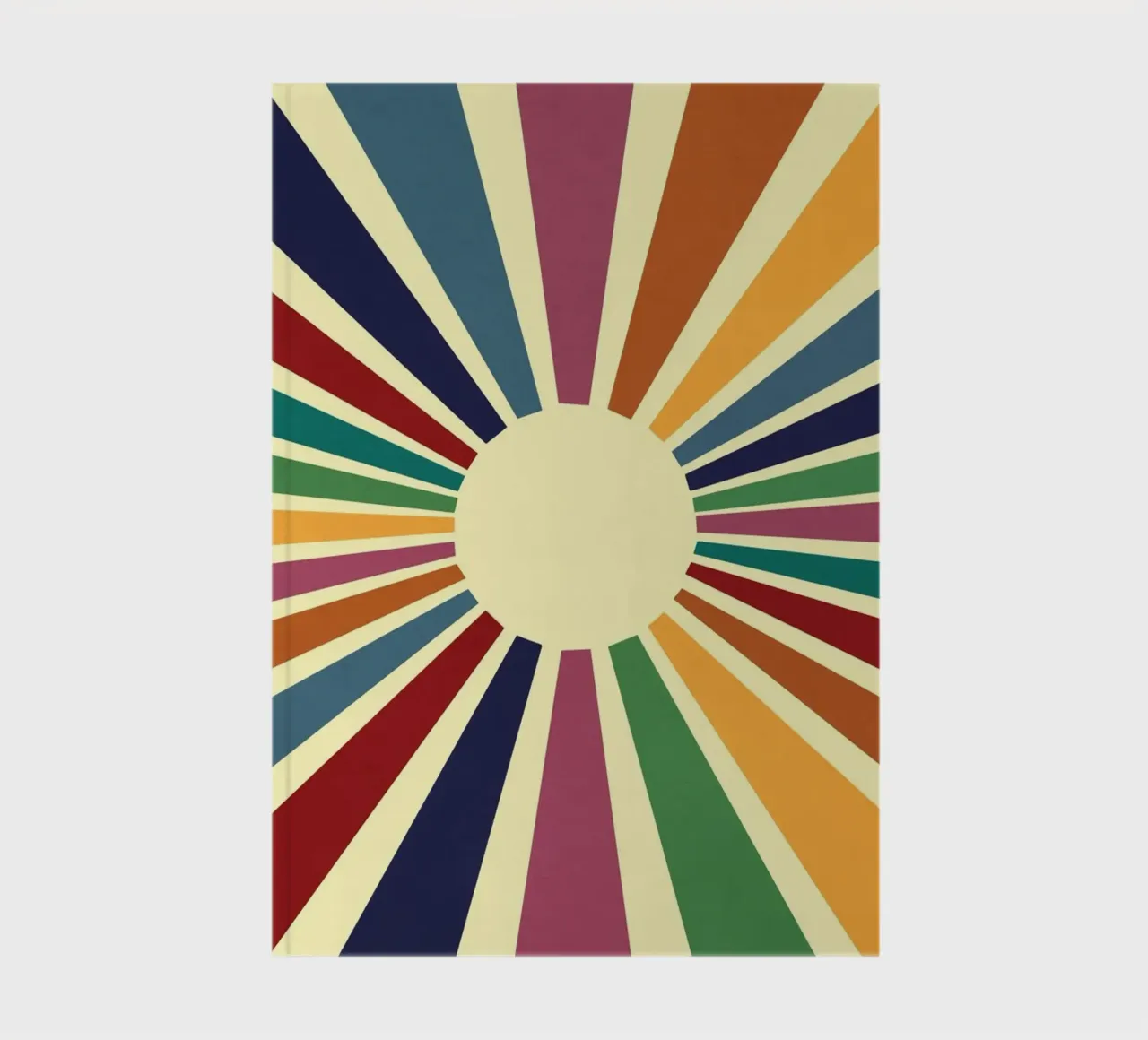 Sun Retro Art II notebook by Nadjaa