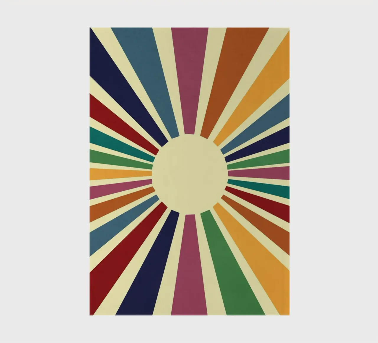 Sun Retro Art II notebook by Nadjaa