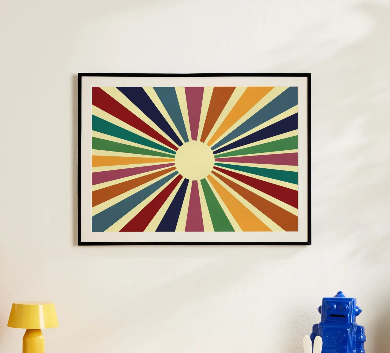 Sun Retro Art II carta hahnemühle da Nadjaa