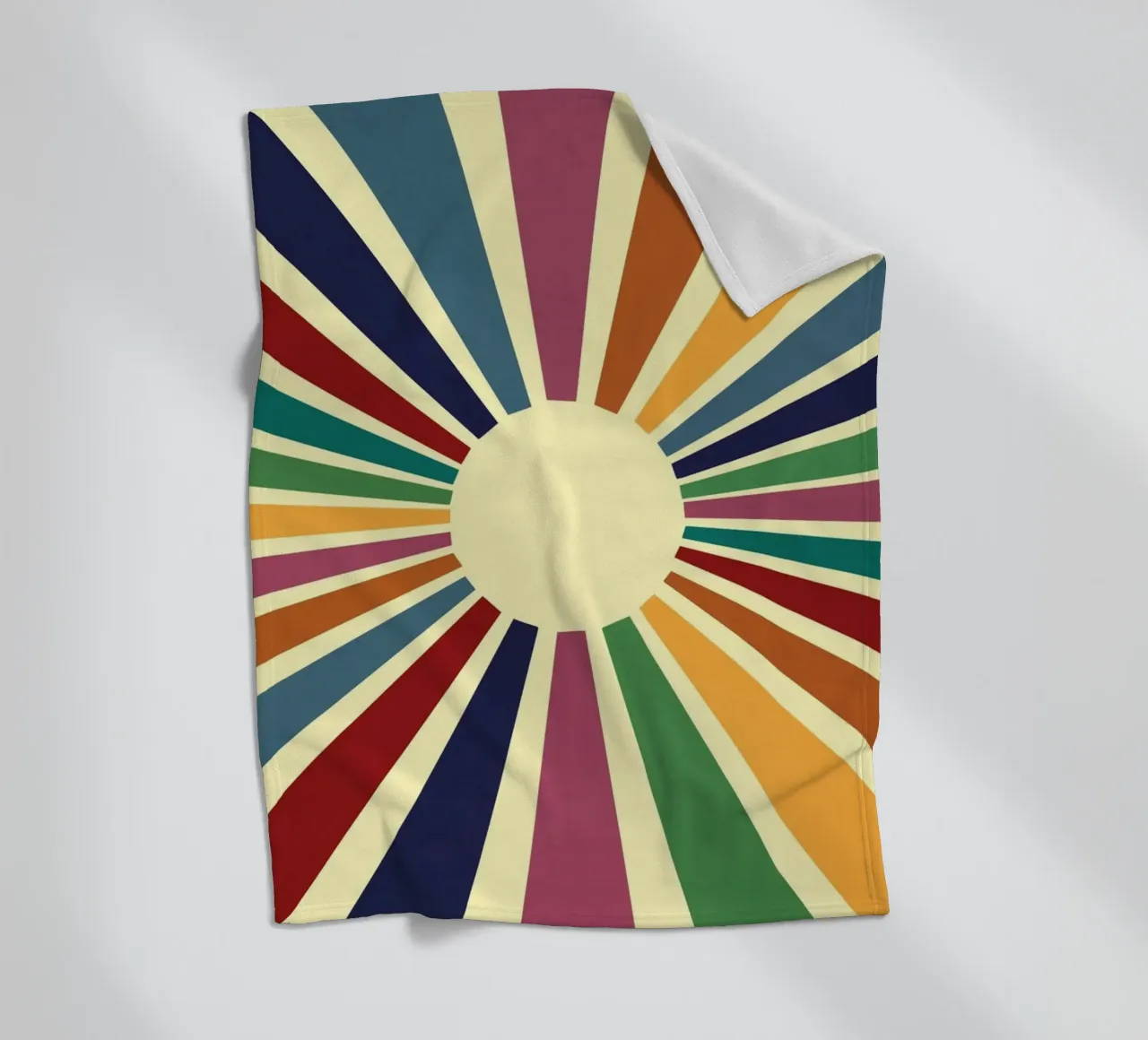 Sun Retro Art II coperta in pile da Nadjaa