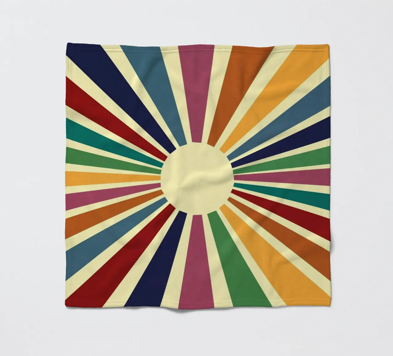 Sun Retro Art II coperta in pile da Nadjaa