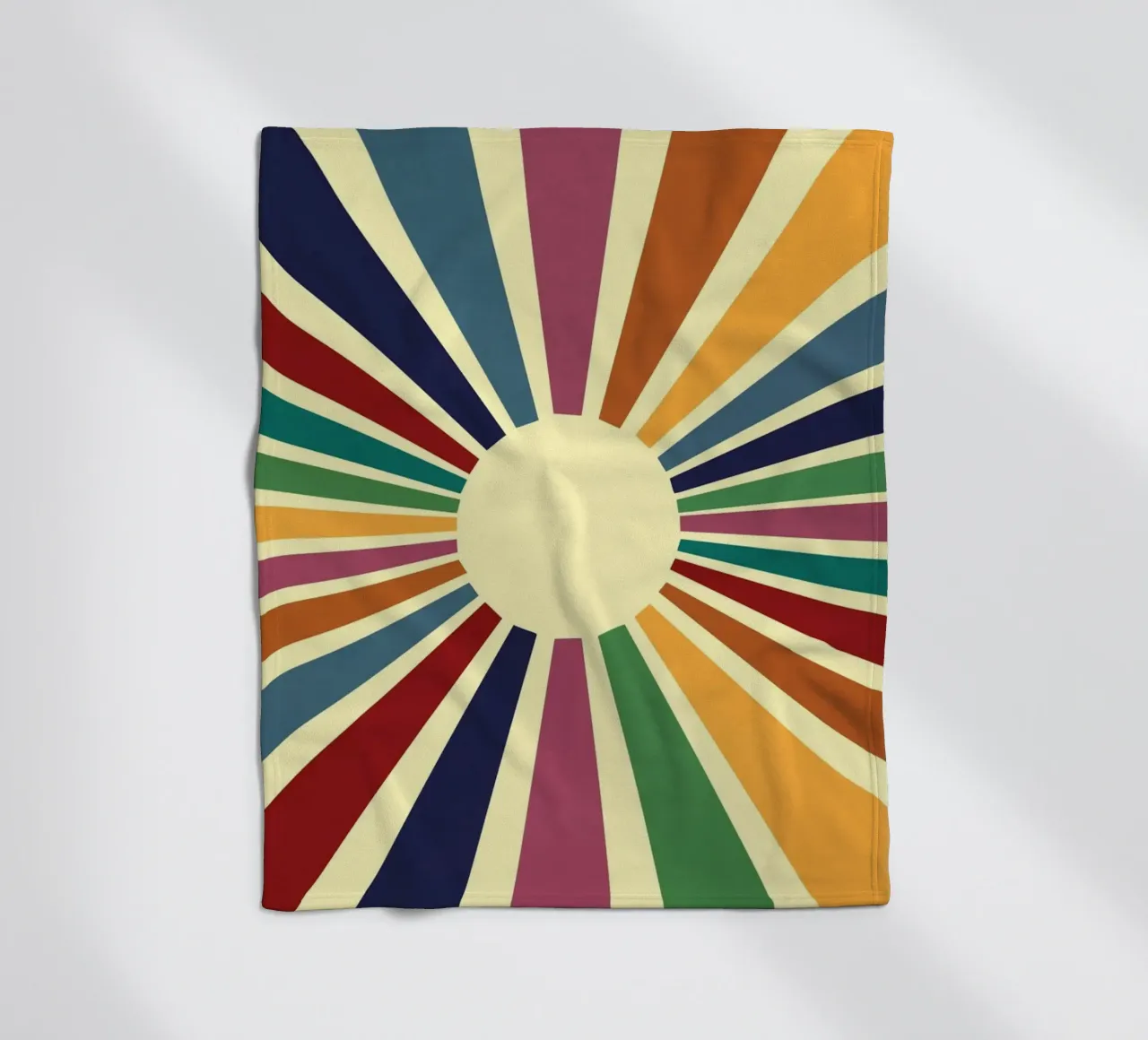 Sun Retro Art II coperta in pile da Nadjaa
