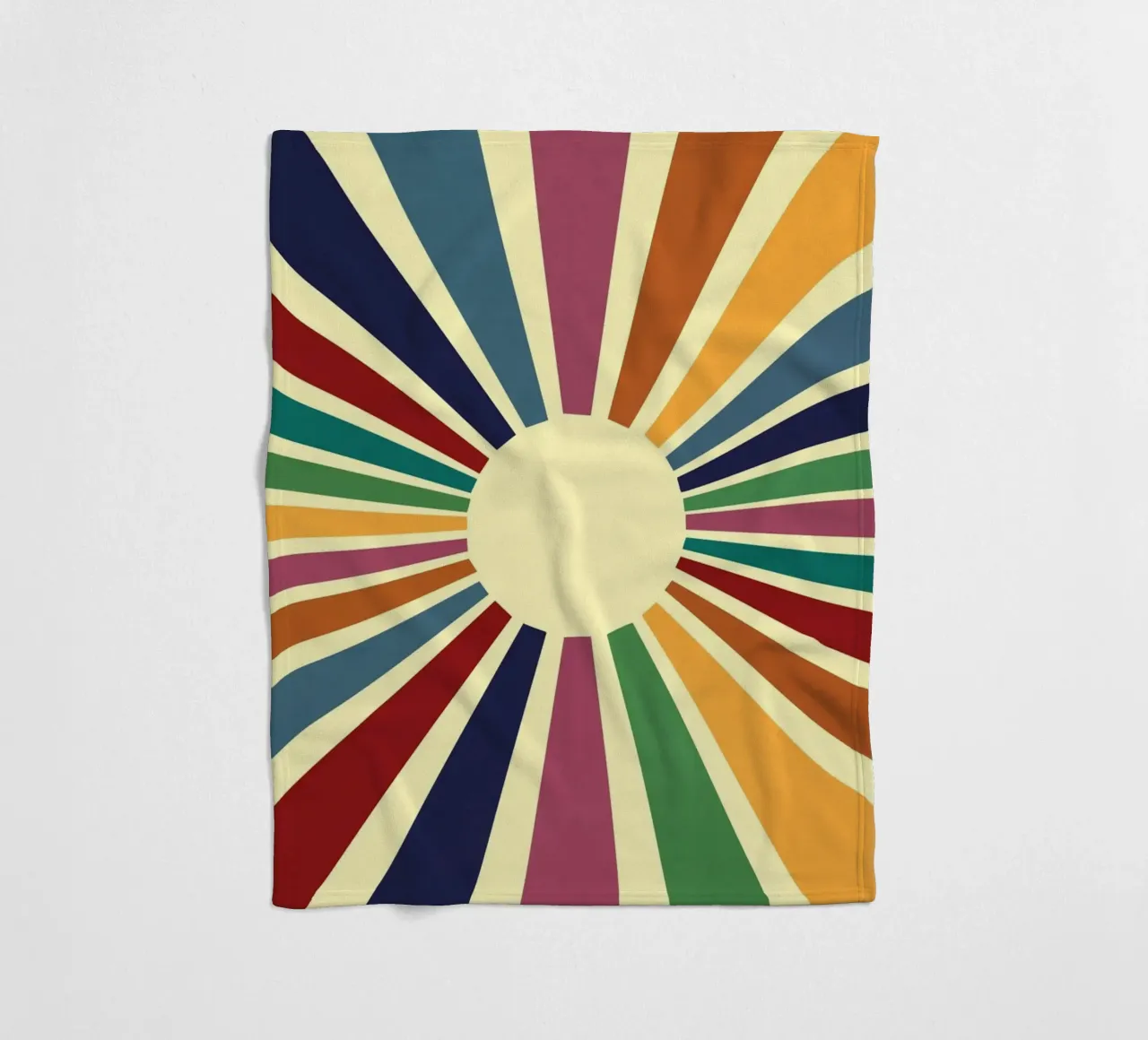 Sun Retro Art II coperta in pile da Nadjaa