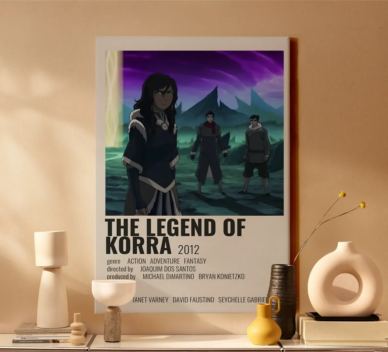 THE LEGEND OF KORRA 2012 tela con Cornice a cassetta da Totoya