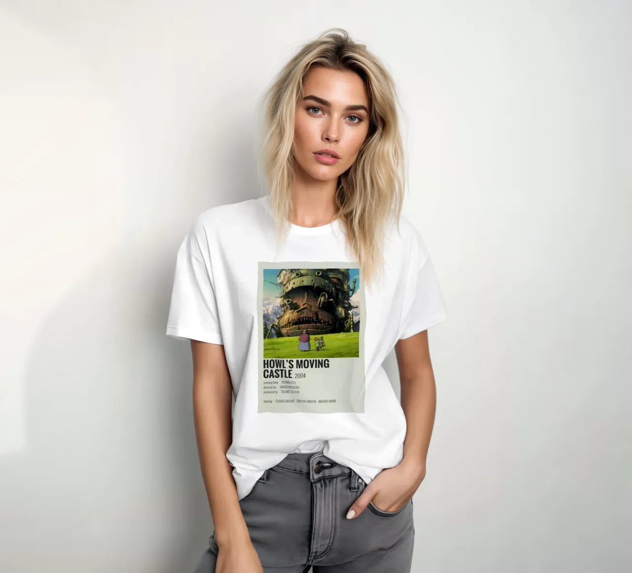 HOWL'S MOVING CASTLE 2004 t-shirt da Totoya