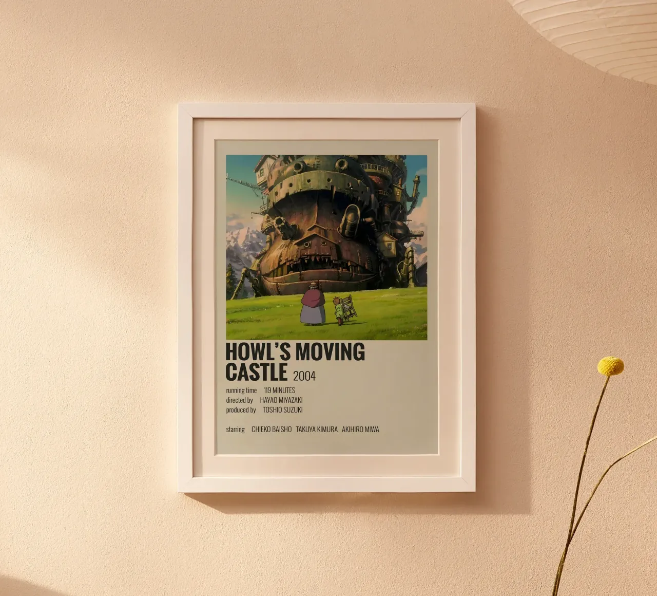 HOWL'S MOVING CASTLE 2004 carta hahnemühle da Totoya
