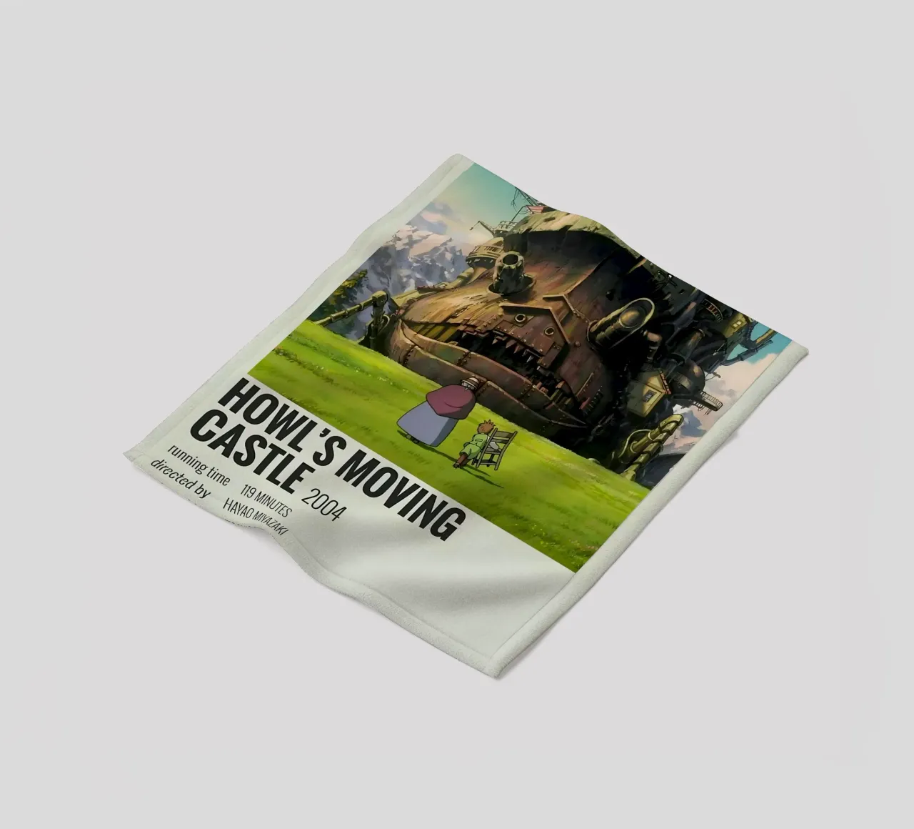 HOWL'S MOVING CASTLE 2004 coperta in pile da Totoya