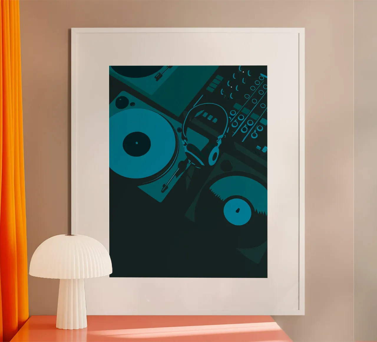 Dj Turntables poster by MUSIC EDITION