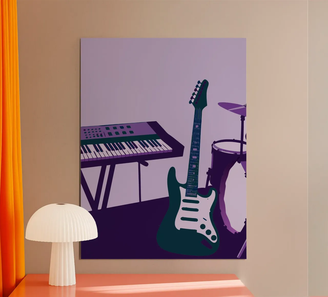 Strumento musicale poster con telaio in plastica da MUSIC EDITION