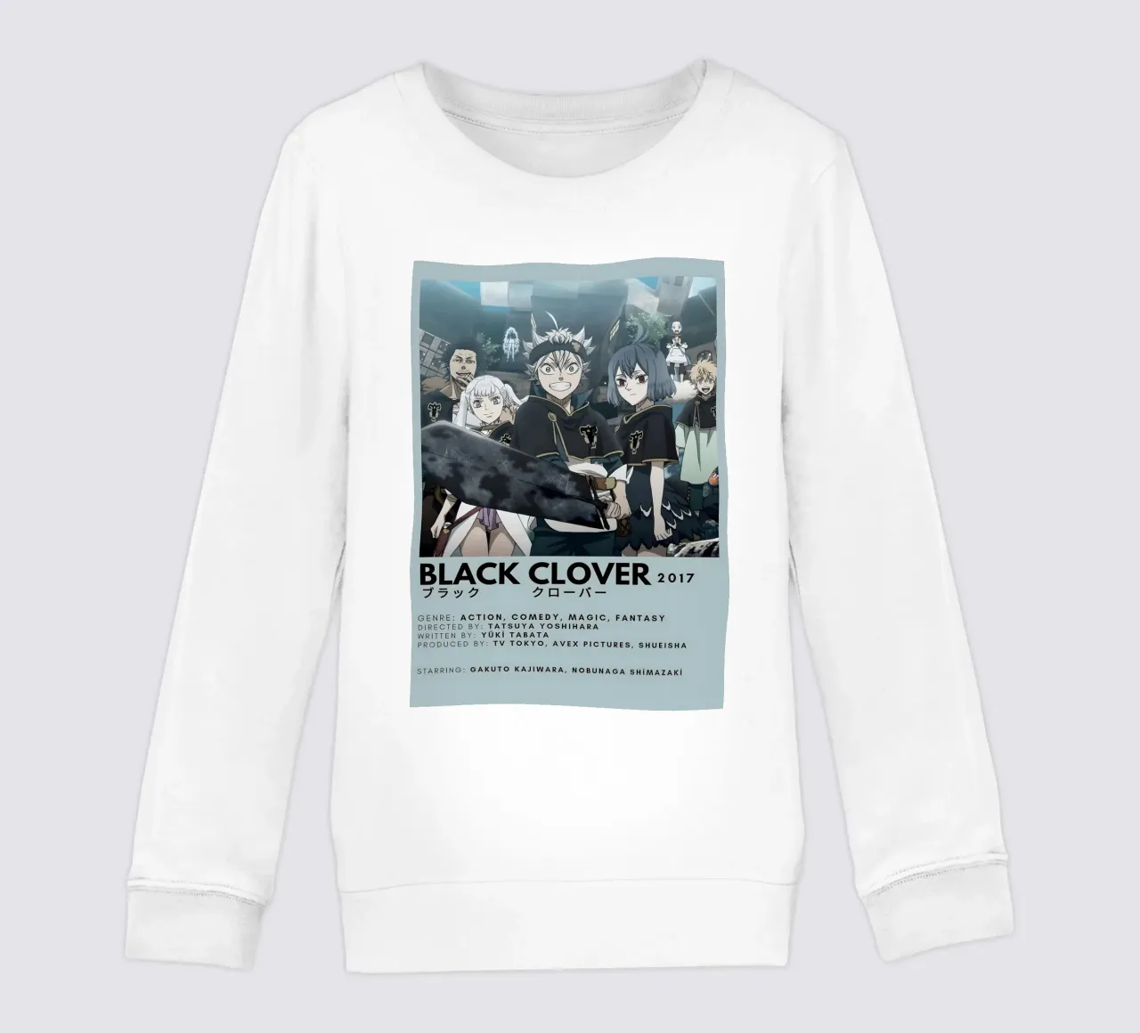 BLACK CLOVER  2017 kids sweatshirt by Totoya
