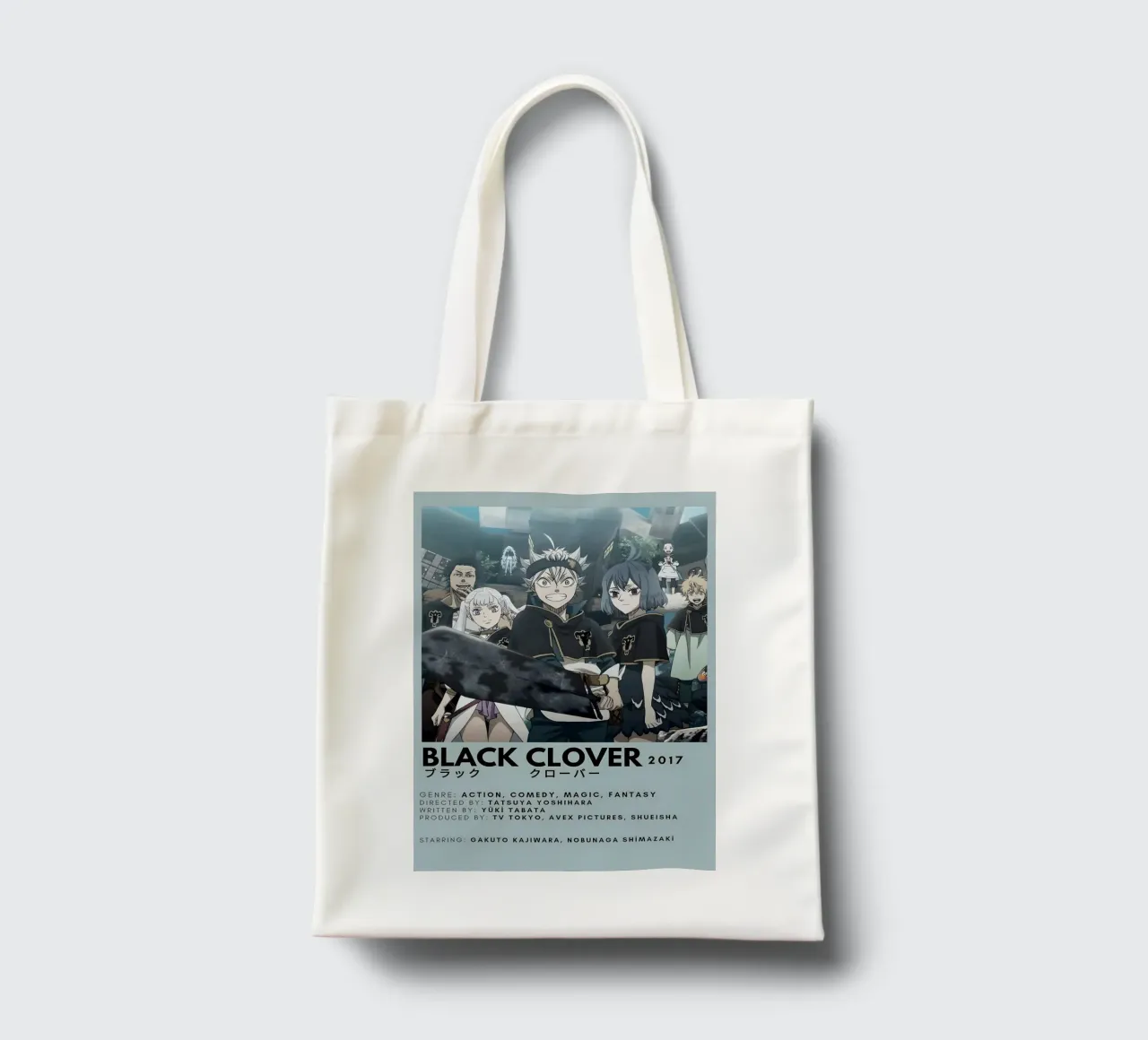 BLACK CLOVER  2017 tote bag by Totoya