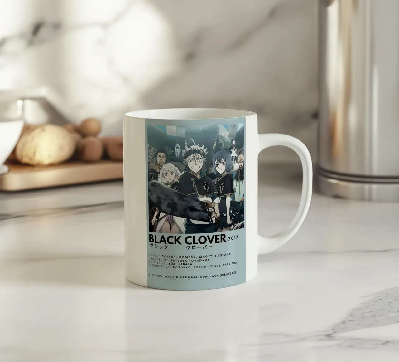 BLACK CLOVER  2017 tazza in ceramica da Totoya