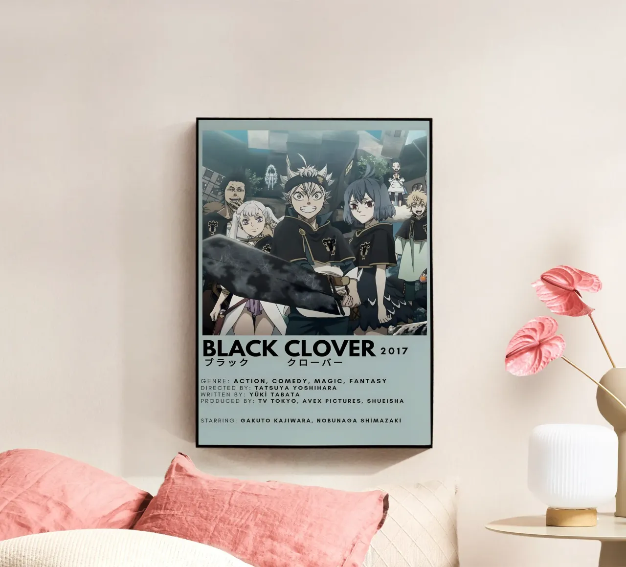 BLACK CLOVER  2017 acrylic glass by Totoya