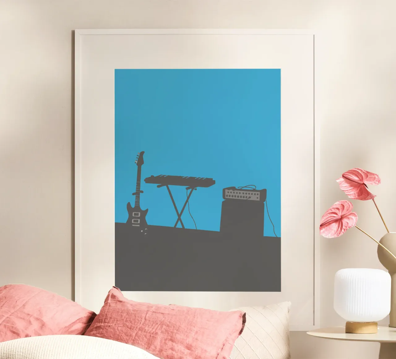 Strumento musicale poster con telaio in plastica da MUSIC EDITION