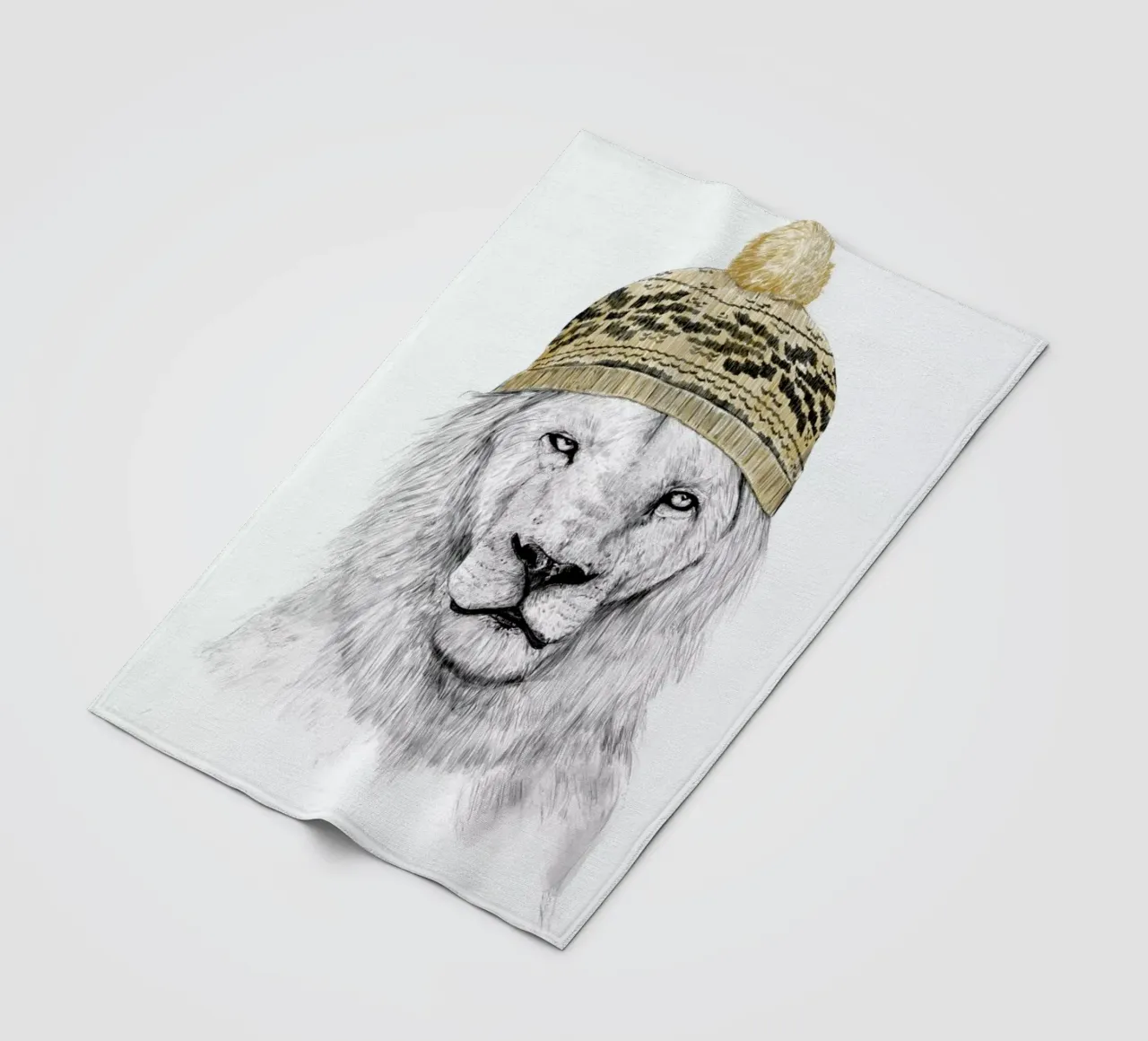 Winter is here fleecedeken van Balazs Solti