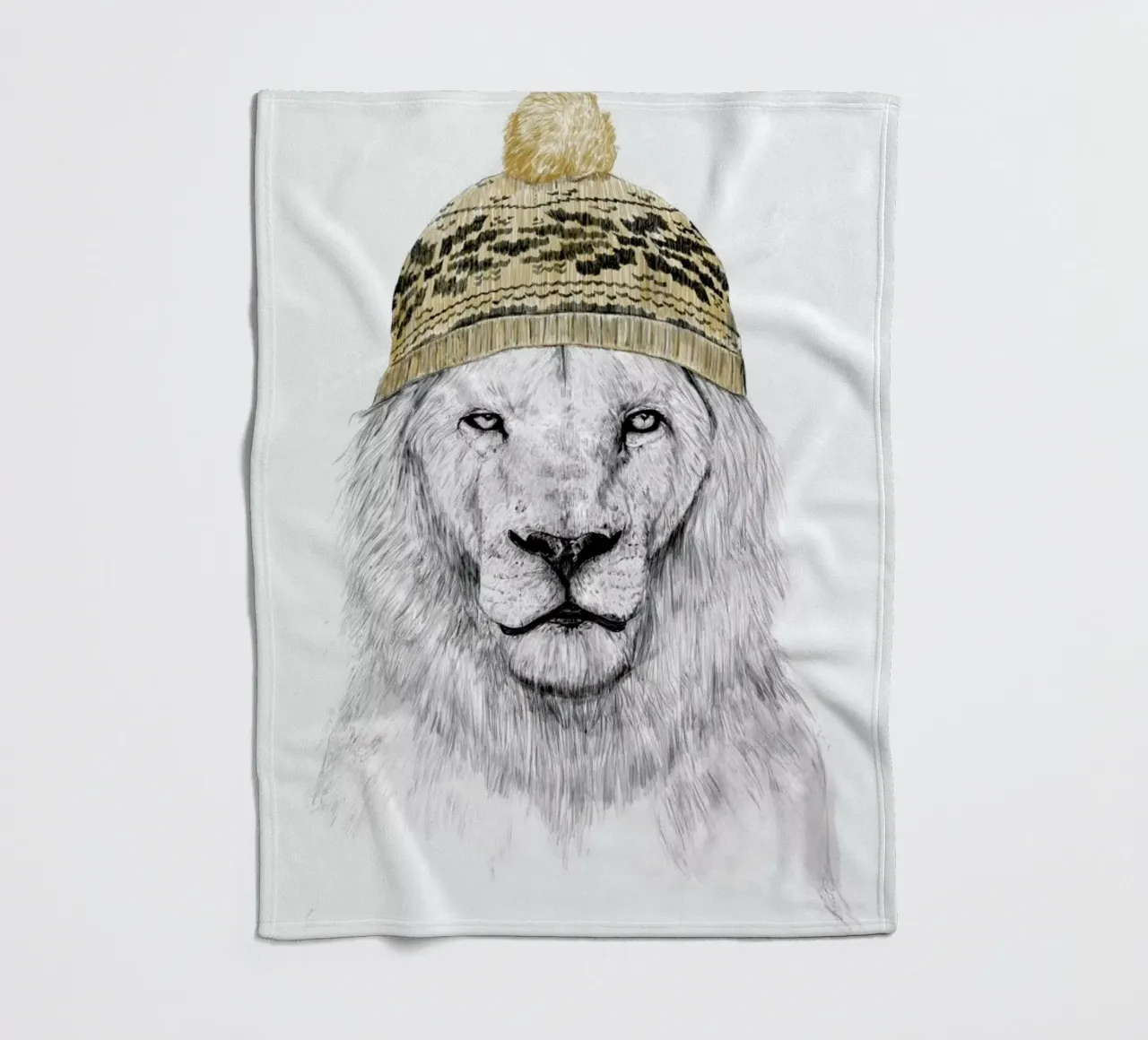 Winter is here fleecedeken van Balazs Solti