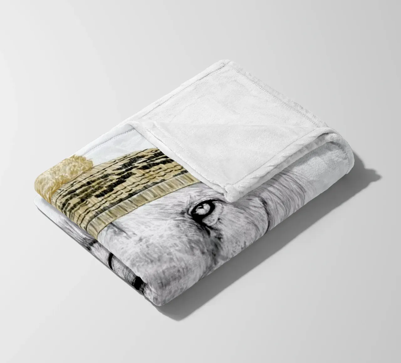 Winter is here fleecedeken van Balazs Solti