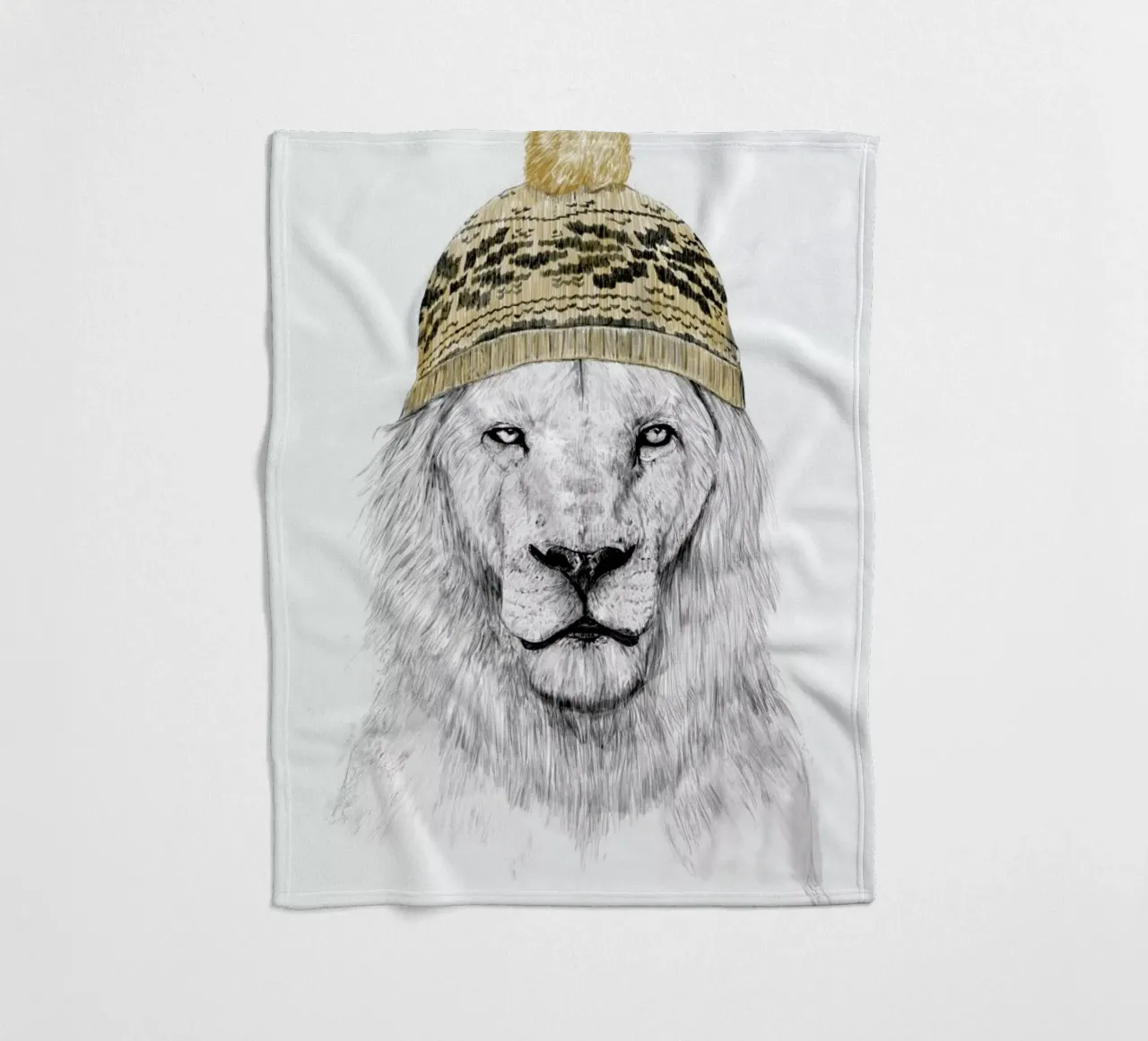 Winter is here fleece blanket by Balazs Solti
