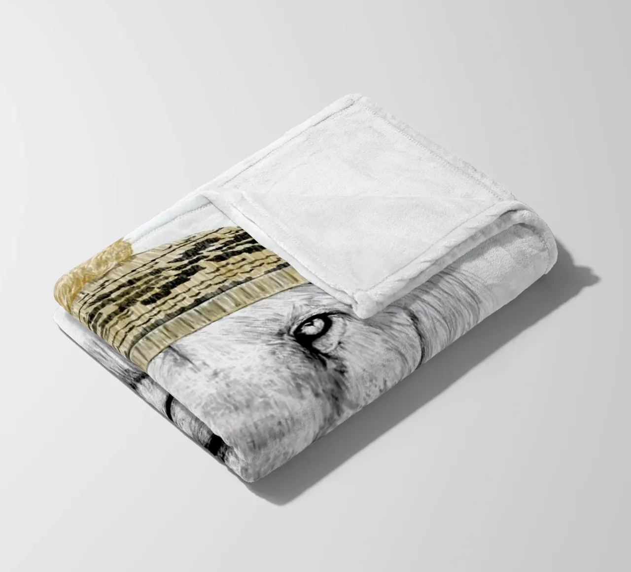 Winter is here fleecedeken van Balazs Solti