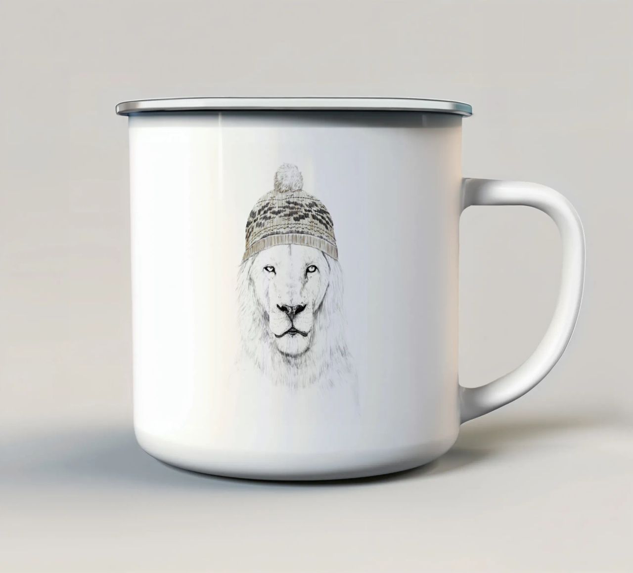 Winter is here tazza in smalto da Balazs Solti