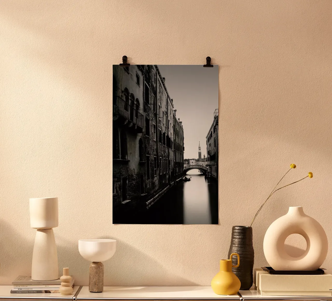 Corridoio - Venedig poster con telaio in legno da Håggard Photography | Ronny Behnert