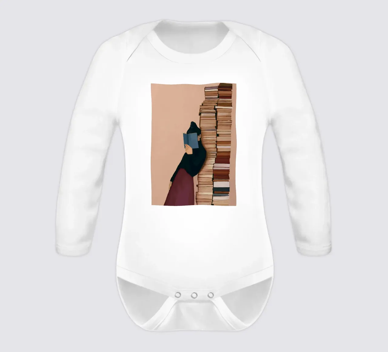 One at the Time long-sleeve baby romper by Flow Line