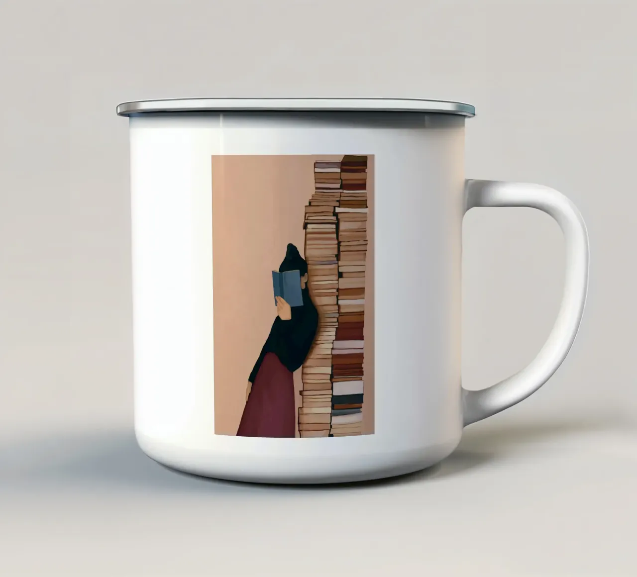 One at the Time tazza in smalto da Flow Line