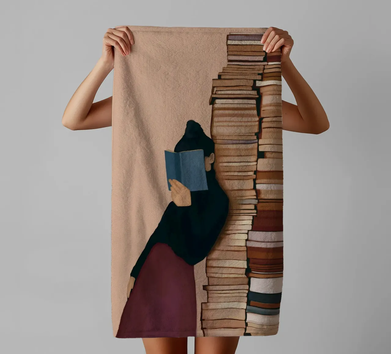 One at the Time asciugamano da bagno da Flow Line