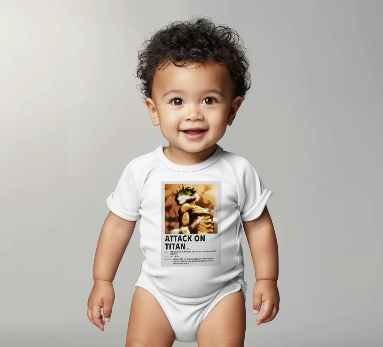 ATTACK ON TITAN 2018 body neonato maniche corte da Totoya