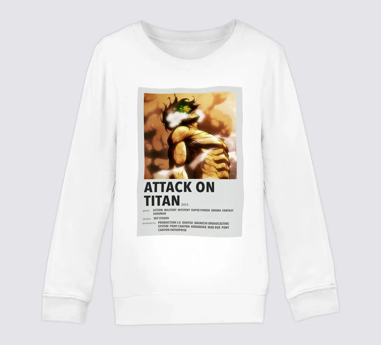 ATTACK ON TITAN 2018 felpa bambino da Totoya