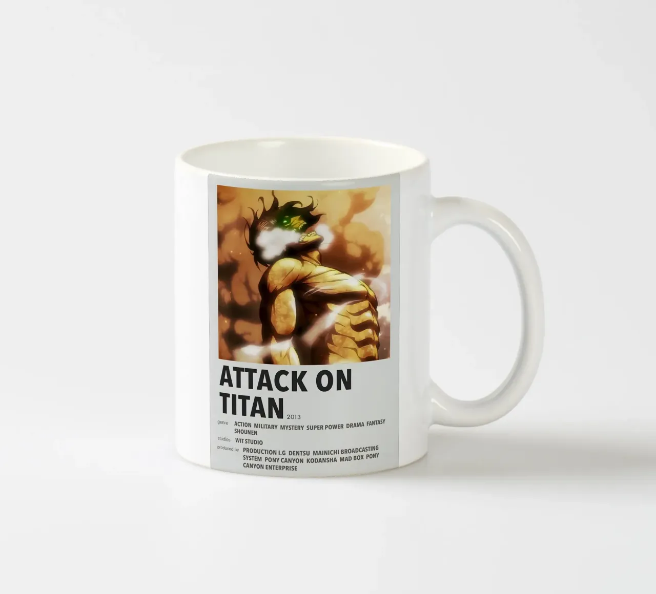 ATTACK ON TITAN 2018 tazza in ceramica da Totoya