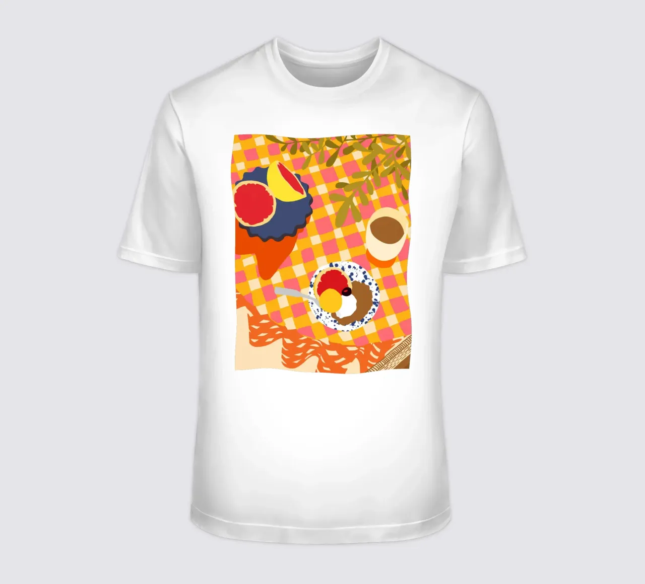 Blooms and Brunch t-shirt by Kintsugi99