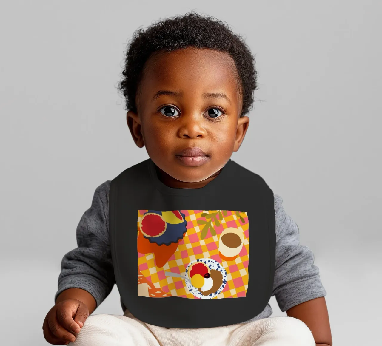 Fiori e Brunch bavaglino da Kintsugi99