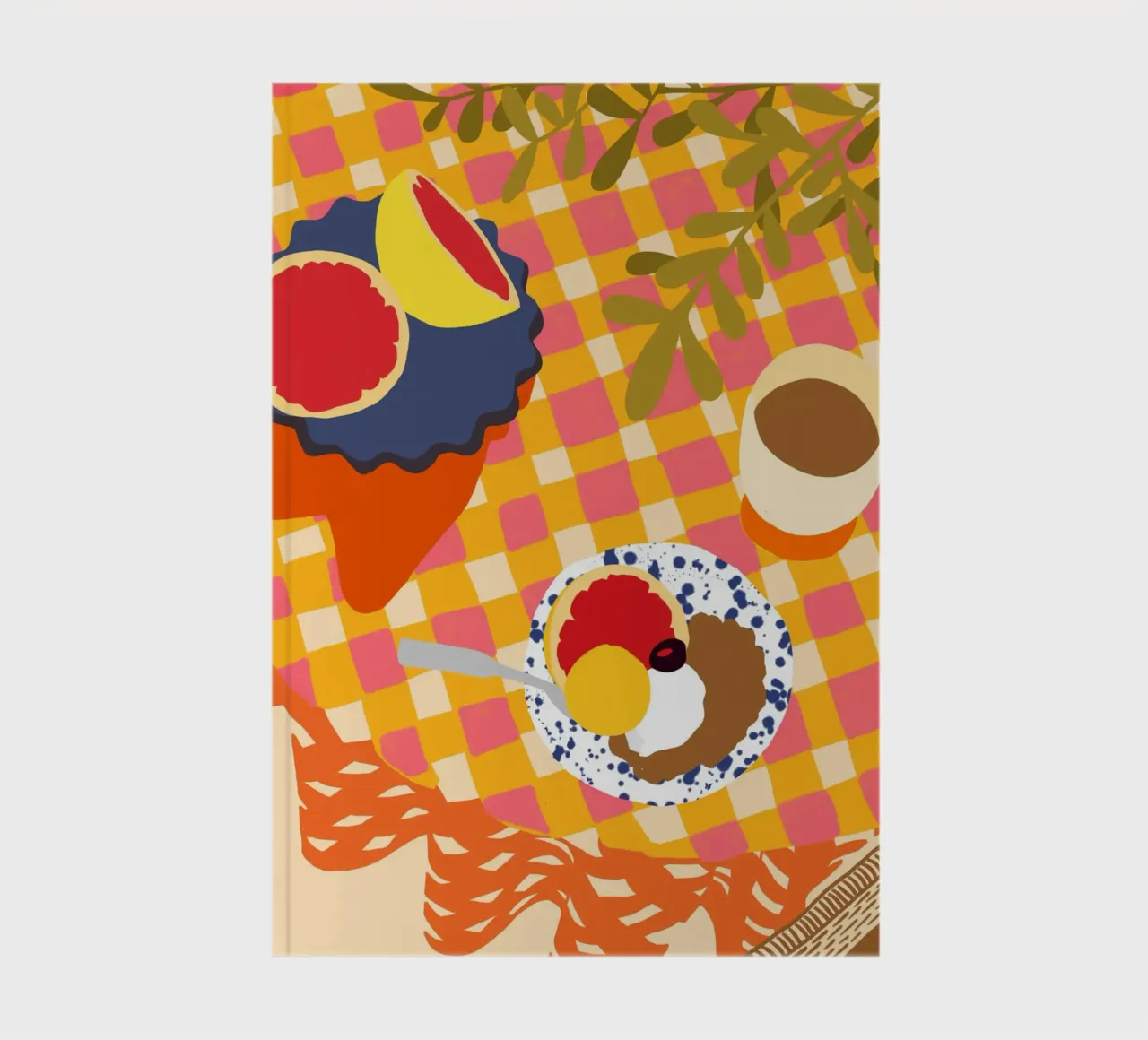Blooms and Brunch notebook by Kintsugi99